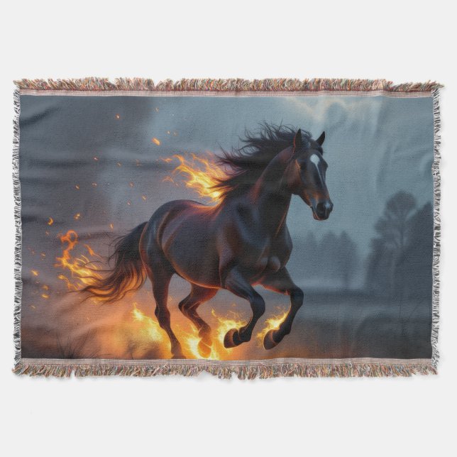 Cobertor „2026 – Das Jahr des Feuerpferds“ (Frente)