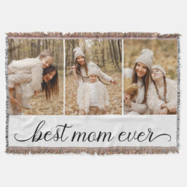 Cobertor 3 Fotocolagem Melhor Mãe De Todos