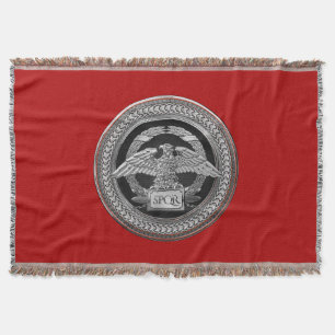 Cobertor [500] Águia Imperial de Prata sobre Medalhão