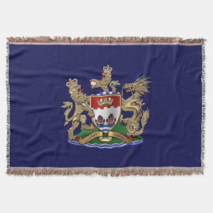 Cobertor [500] Hong Kong - brasão 1959-1997
