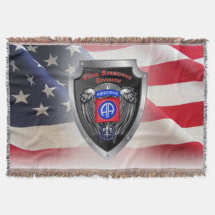 Cobertor 82ª Divisão de Transportes Aéreos All American