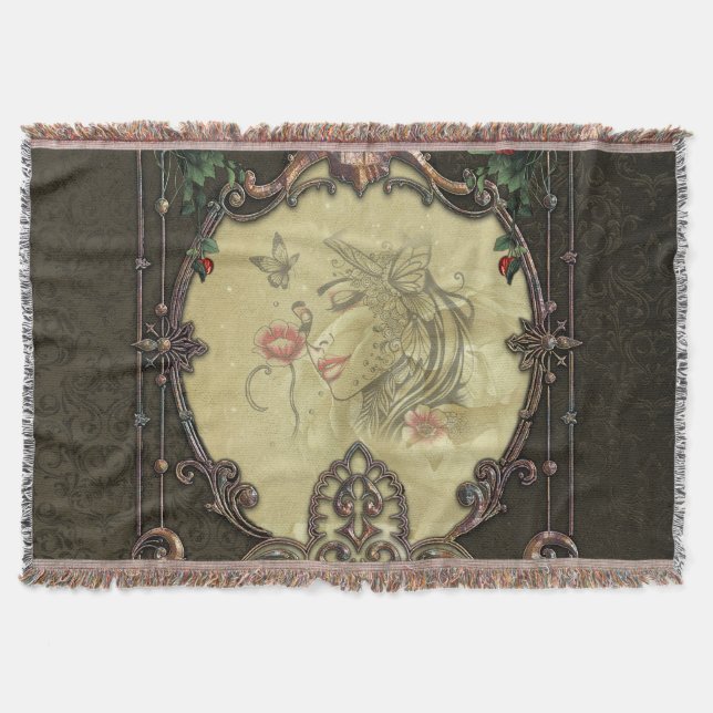 Cobertor A armação ostenta um design opulente (Frente)