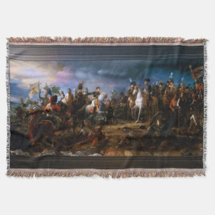 Cobertor A Batalha de Austerlitz por François Throw Blanket