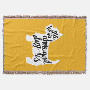 Cobertor A casa é o lugar onde seu cão está