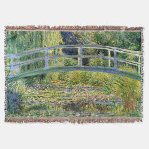 Cobertor A lagoa do Água-Lírio por belas artes de Monet