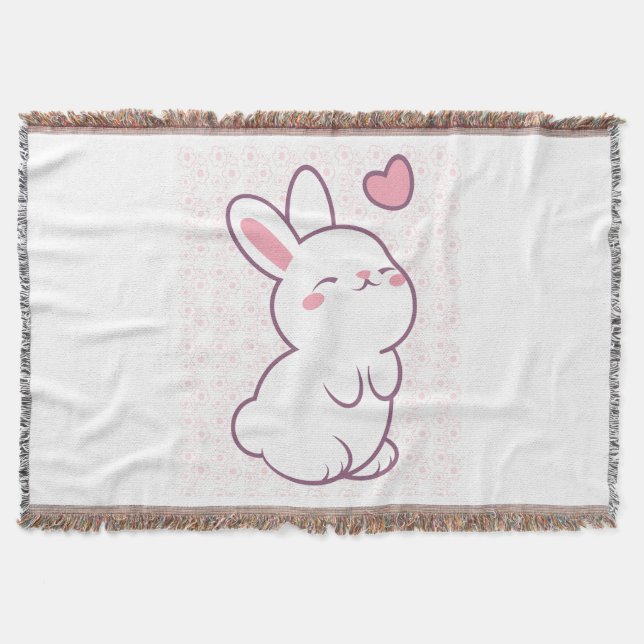 Cobertor A Little Bunny Made of Feelings (Frente)