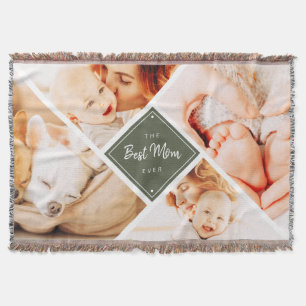 Cobertor A Melhor Mãe Já Teve Fotos Personalizadas Modern