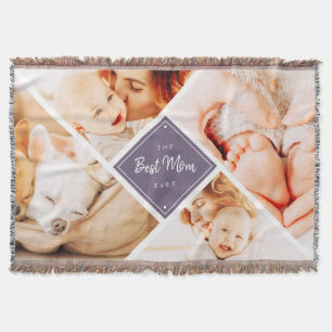 Cobertor A Melhor Mãe Já Teve Fotos Personalizadas Modern