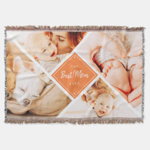 Cobertor A Melhor Mãe Já Teve Fotos Personalizadas Modern