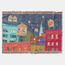 A paisagem urbana da paz, do amor, da esperança, d