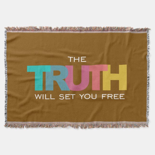 Cobertor A Verdade te libertará (Frente)