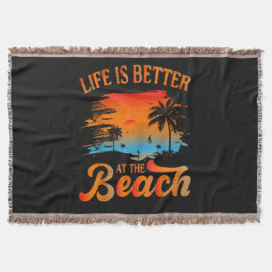 Cobertor A vida é melhor na praia