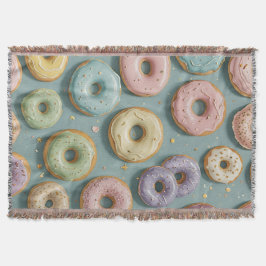 Cobertor A Whimsical Pastel Donut Dream
