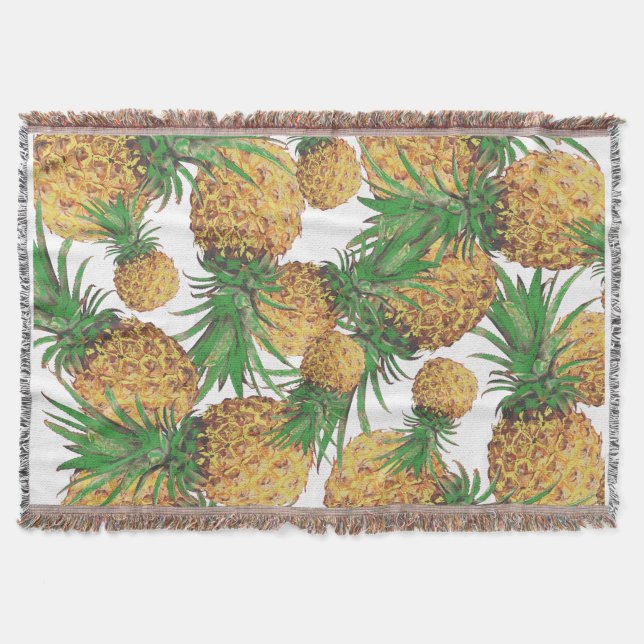 Cobertor Abacaxi Tropical Yummy Aroman (Frente)