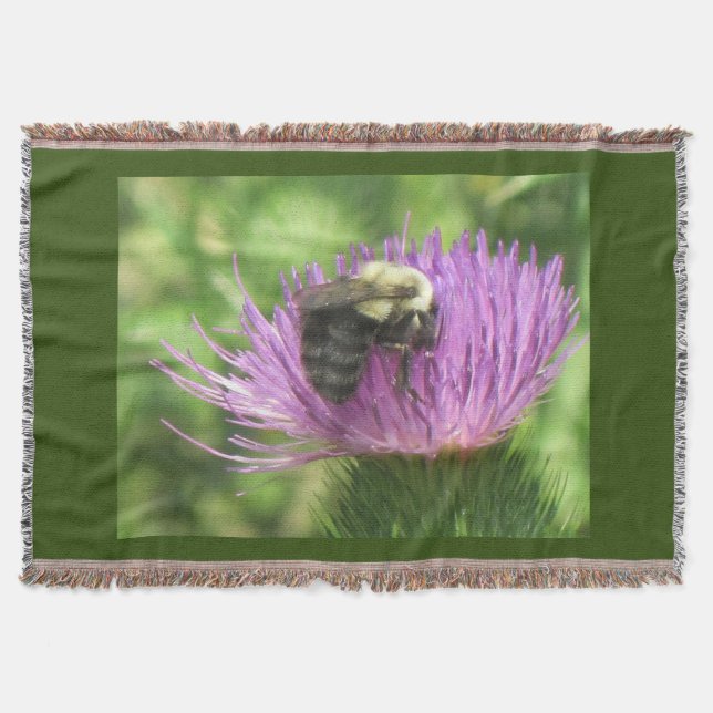 Cobertor Abelha Sobre O Astro (Frente)