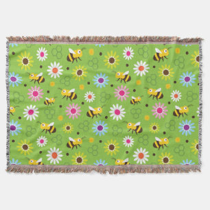 Cobertor Abelhas e Flores