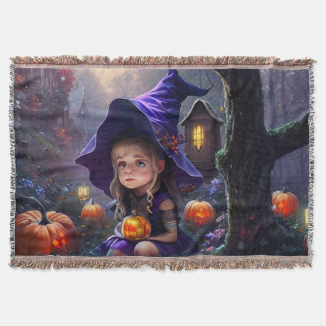 Cobertor abóbora/capricho/Halloween/desenho animado (Frente)