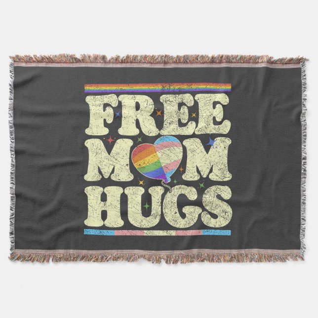 Cobertor Abraços de Mãe Gratuitos Orgulho Lgbt (Frente)