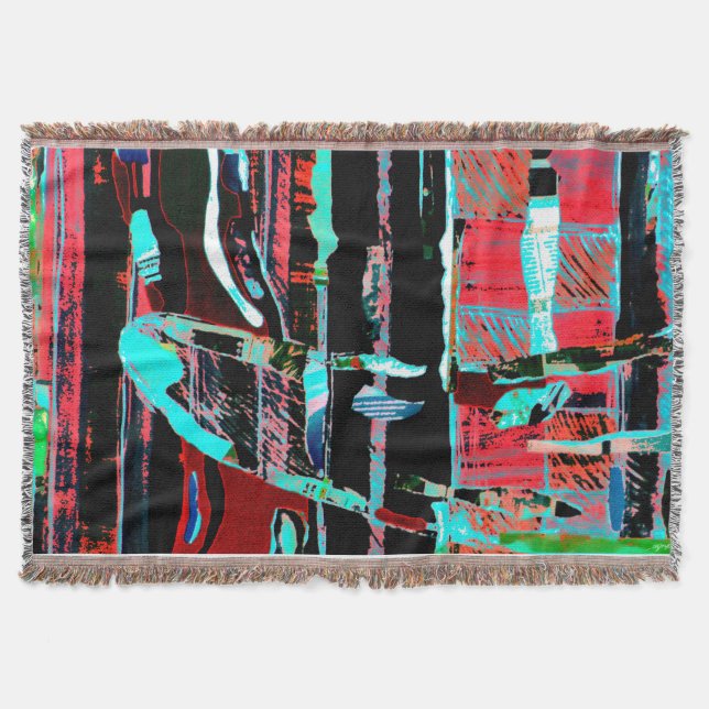 Cobertor Abstract Freedom – Custom Throw Blanket (Frente)