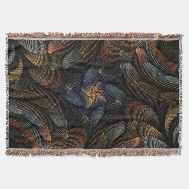 Cobertor Abstract Seashells (Frente)