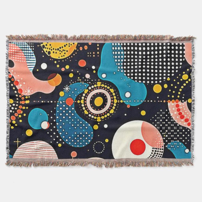 Cobertor Abstrato Cosmmic Dance (Frente)