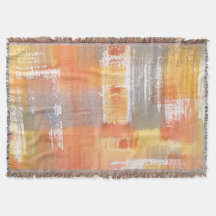 Abstrato de Aquarela de Crush Laranja