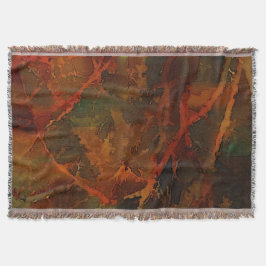 Cobertor Abstrato de outono Profundo