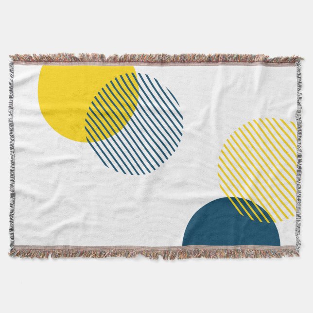 Cobertor Abstrato moderna, simples, mínima, moderna e moder (Frente)