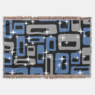 Cobertor Abstrato Moderno do Meio século Retroativo