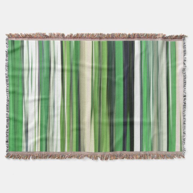 Cobertor Abstrato nº 2: borrão verde (Frente)