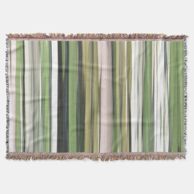 Cobertor Abstrato nº 2: borrão verde-oliva (Frente)