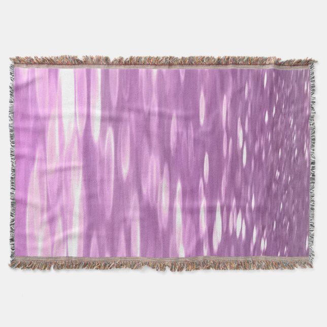 Cobertor Abstrato nº 3: Shimmer Lilac (Frente)