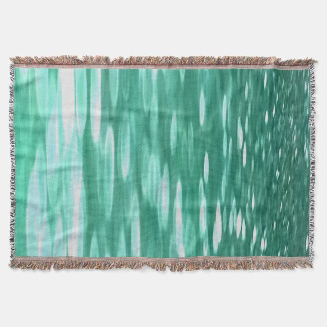 Cobertor Abstrato nº 3: Shimmer Verde (Frente)