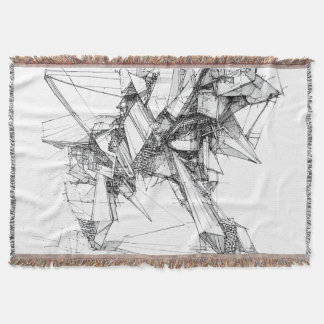 Cobertor Abstrato Sci-Fi