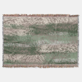 Cobertor Abstrato Suave Cinza Verde bege