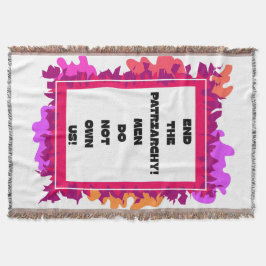 Cobertor Acabe com o patriarcado!