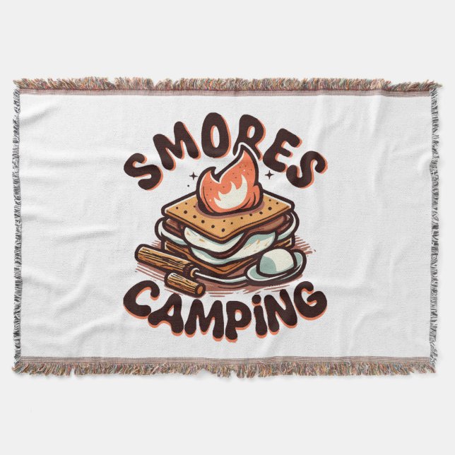 Cobertor acampamento de smores (Frente)