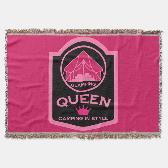 Cobertor Acampamento Rainha De Luz Ao Estilo (Frente)