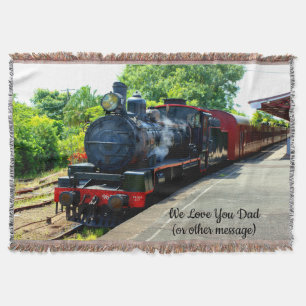 Cobertor Adicionar Nomes Texto - Locomotive do Motor do Co