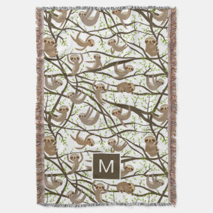 Cobertor Adicione seu teste padrão   de sorriso inicial da