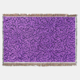 Cobertor Afegão roxo Amethyst violeta floral do vintage