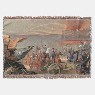 Cobertor Águia da Guerra Civil Americana