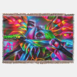 Cobertor Aichmofobia: Arte Surreal Viva