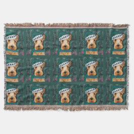 Cobertor Airedale Terrier