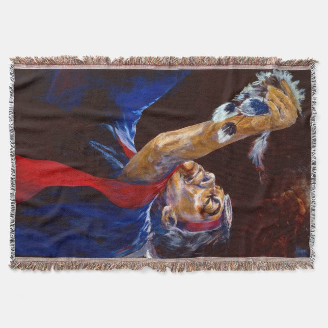 Cobertor Alaska Native Elder Dance Blanket (Frente)