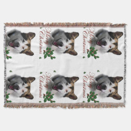 Cobertor Alaskan Malamute Natal