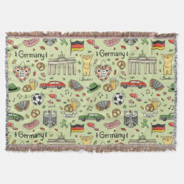 Cobertor Alemanha Doodles