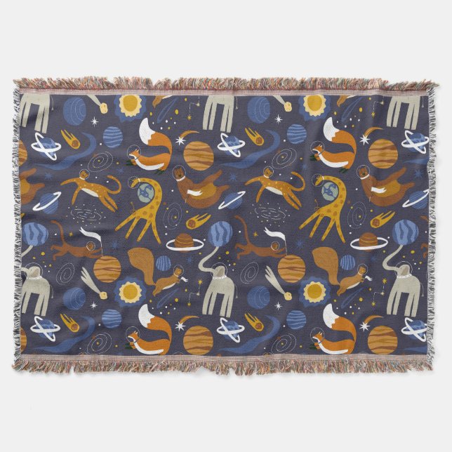 Cobertor Alfombra de la colección Animals Outer Space (Frente)