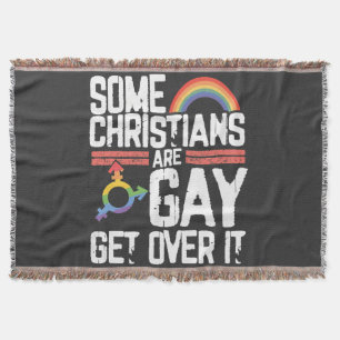 Cobertor  Alguns Cristãos São Gays Supere Isso