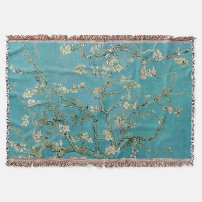 Cobertor Almond Blossom, Oil Painting, Vincent Van Gogh (Frente)